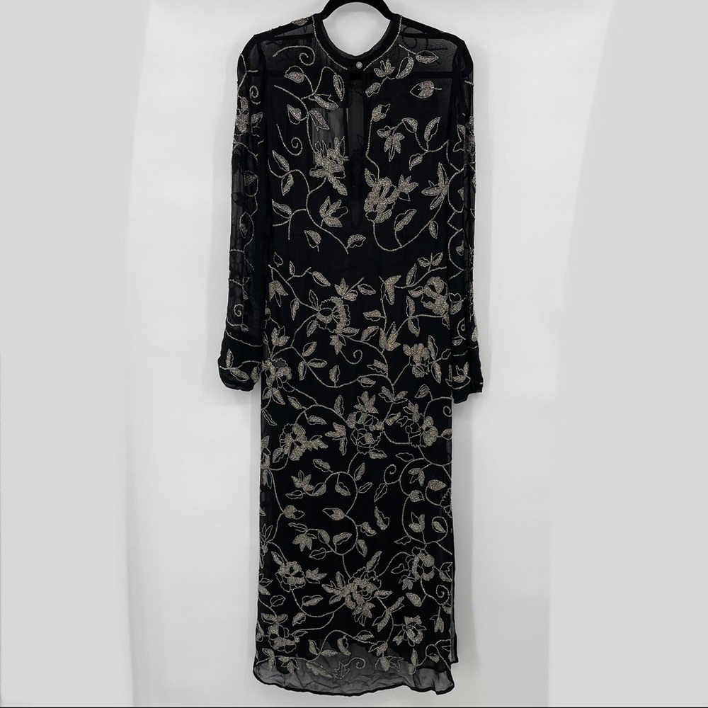NEW! Zara Limited Edition Black Beaded Dress - Picture 13 of 15
